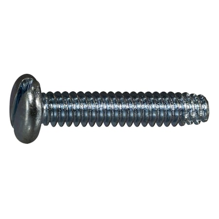 Midwest Fastener Thread Cutting Screw, #10 x 1 in, Steel Pan Head Slotted Drive, 20 PK 61511